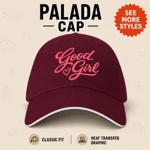 Good Girl Baseball Cap, Women’s Cute Graphic Hat,  Adjustable Cap, Trendy Casual Streetwear Cap for Daily Outfits, baseball black hat