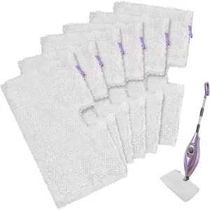 6 Pack Microfiber Steam Mop Replacement Pads for Steam Mops S3500 Series S3501 S3601 S3550 S3901 SE450 S3801CO S3601D S2901 S2902 Steam Pocket Mop Pads Floor Cleaning Reusable for Mop Pads
