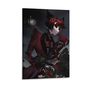 Hazbin Hotel Poster 74 Canvas Poster Bedroom Decor Sports Landscape Office Room Decor Gift Frames Wall Ornaments Artistic
