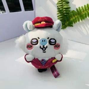 2pcs Self-Deprecating Bear Anime Kawaii Collection hachiware Chiikawa Hankyu Train Doll Usagis Pendant Decoration Girls Gift