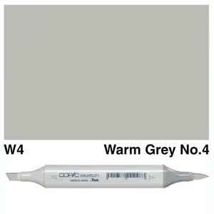 Copic - Sketch Marker - Warm Gray No. 4 - W4