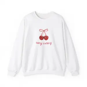 Very Cutesty Red Cherry Crewneck Sweatshirt