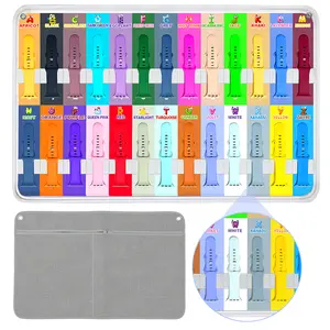 26 Pack Sport Band Compatible for Apple Watch Bands 40mm 41mm 44mm 45mm 46mm 49mm 42mm 38mm Women Men,Silicone Strap Organizer for iWatch Band Series 11 10 9 8 7 6 SE Fun learning 26 alphabet patterns