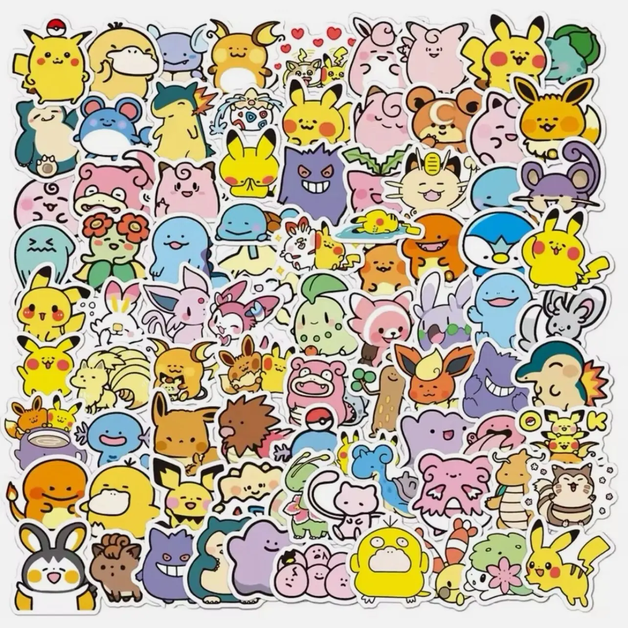 100 Pokemon Stickers Ditto Eyes Set 100 Pokemon Stickers Ditto Eyes Set
