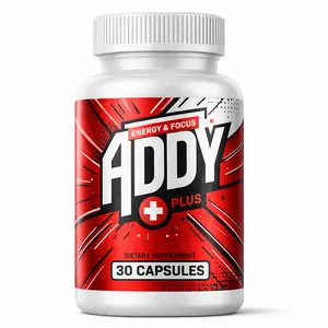 ADDY Plus - Brain Booster - Focus, Energy, and Memory Support Vitamins - Adderall Alternative - Focus & Energy Supplement - Clean Energy - Sharp Focus - Get More Done with Addy Plus - 30 ct Dietary Fitness Natural