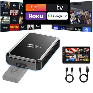 LAMTTO Wireless CarPlay Adapter for Factory Wired CarPlay Cars | HDMI Input for TV Stick Streaming to Car Screen | Apple CarPlay Converter for iPhone | NO Android Auto | Summervibes Car Accessories 2026
