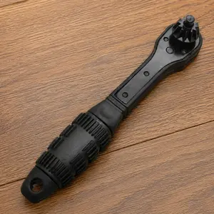 2-in-1 Drill Chuck Key Wrench, Dual Head 12.7mm and 17.5mm Ratchet Chuck Key, Universal Socket Wrench Hand Tool for Drill Clamping, High Hardness Alloy Non-Slip Electric Drill Key Accessory, Durable Repair Tool For Power Tools