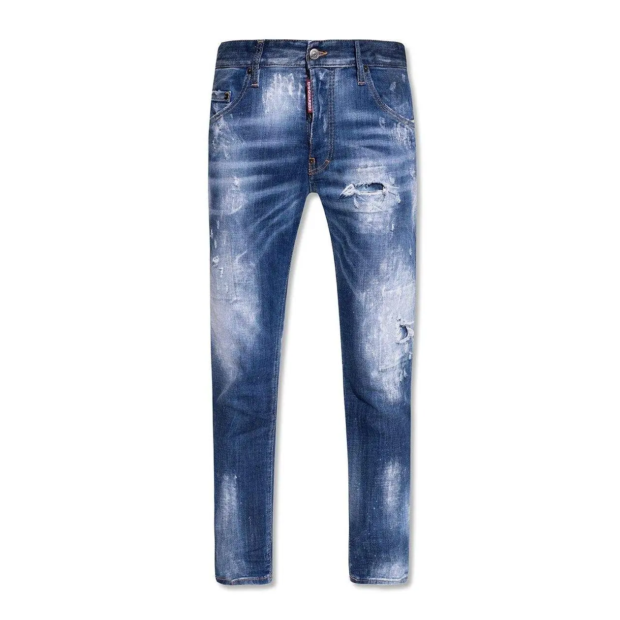 Dsquared² Blue Cotton Jeans & Pant