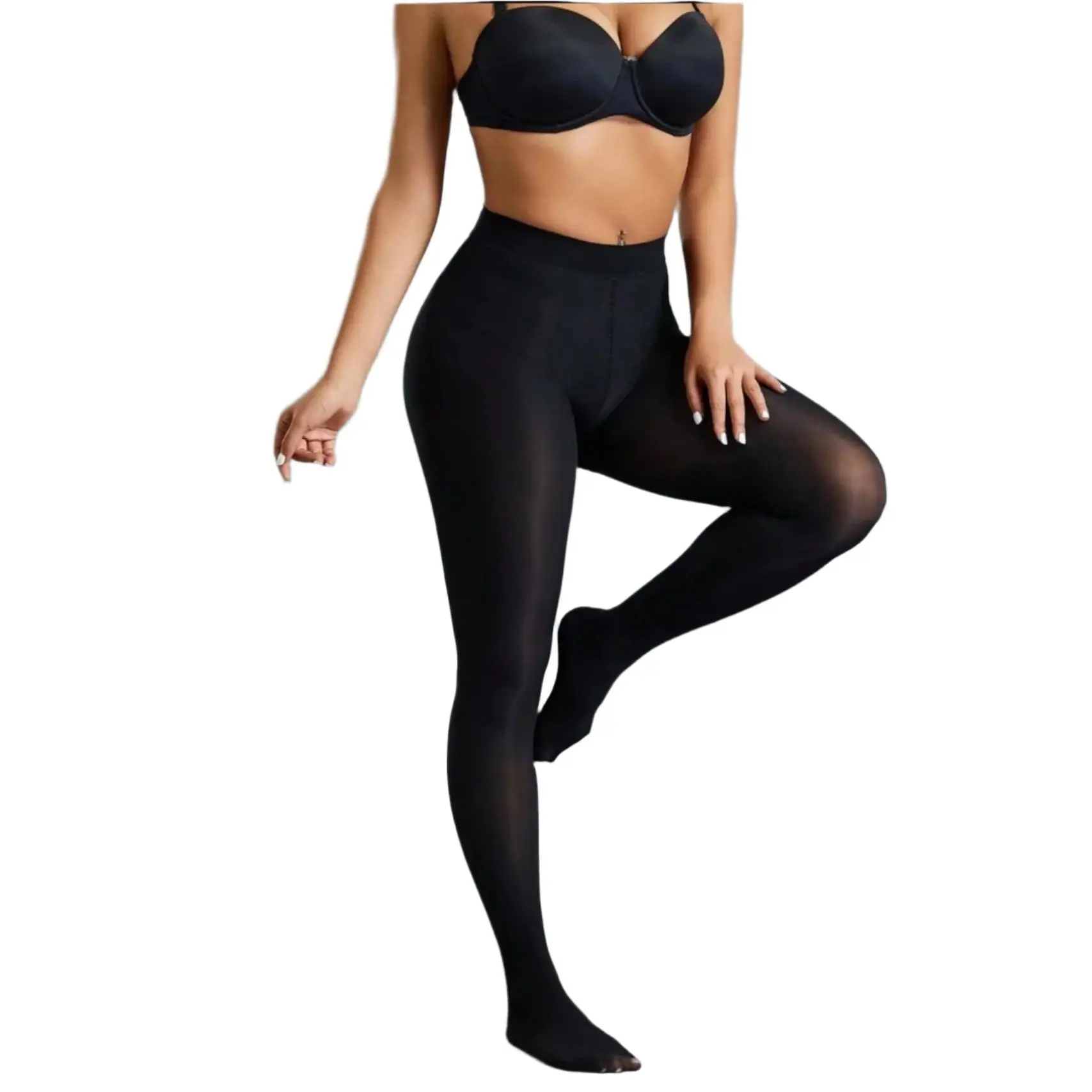 Women's Comfortable Stretchy Tights, High-Stretch Sheer 1pc Clothes