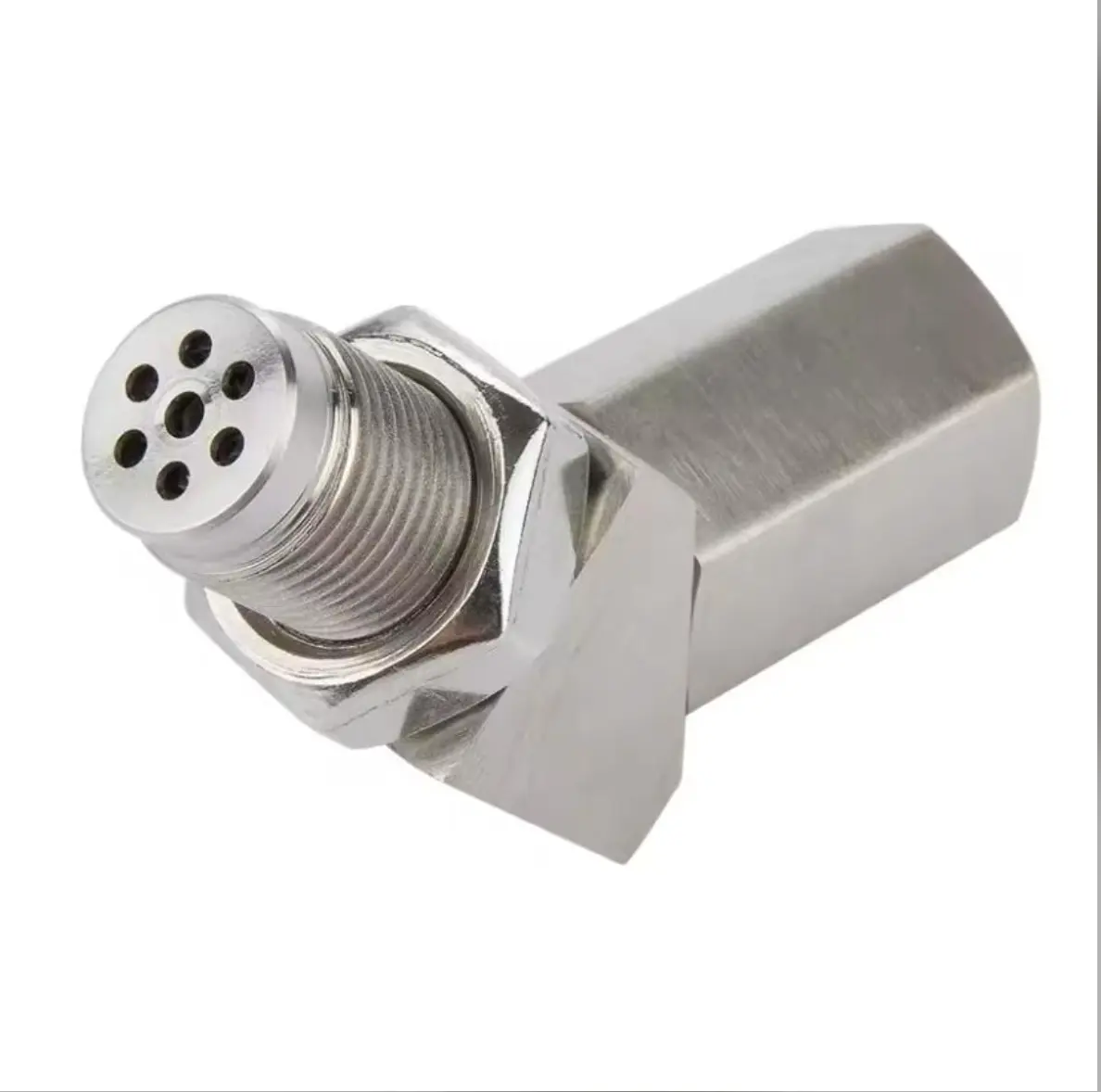 45° O2 Sensor Adapter Spacer – M18 x 1.5 Thread with Mini Catalytic Converter- 45 Degree