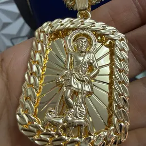 Lazaro 14k Gold Bonded pendant and necklace