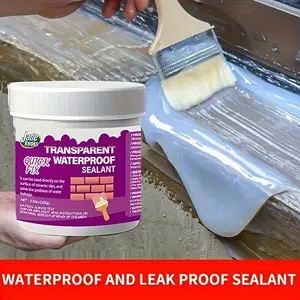 Waterproof Clear Sealant 3.5oz – Bathroom Kitchen RV Leak Repair, Crack Filler & Long-Lasting Caulk for Shower, Sink, Tile & Window Seals