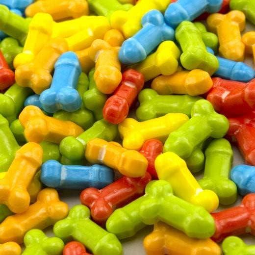 Suck A Bag of Dicks - Adult Pecker-Shaped Candy- Tell 'EM to Suck It! - 100 Pieces - 3 Ounces Snack Bonbon Fun Candy