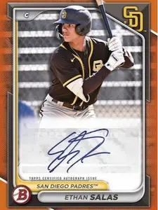2024 Bowman Baseball Hobby Box 1 Auto Per Box on Avg