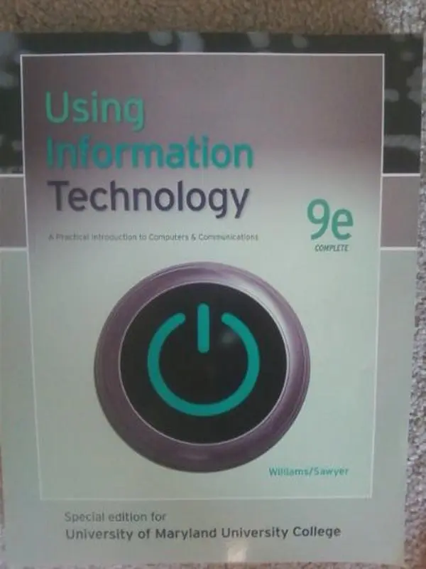 USED-Using Information Technology (A Practical Introduction to Computers & Communications) by UMUC (Paperback)