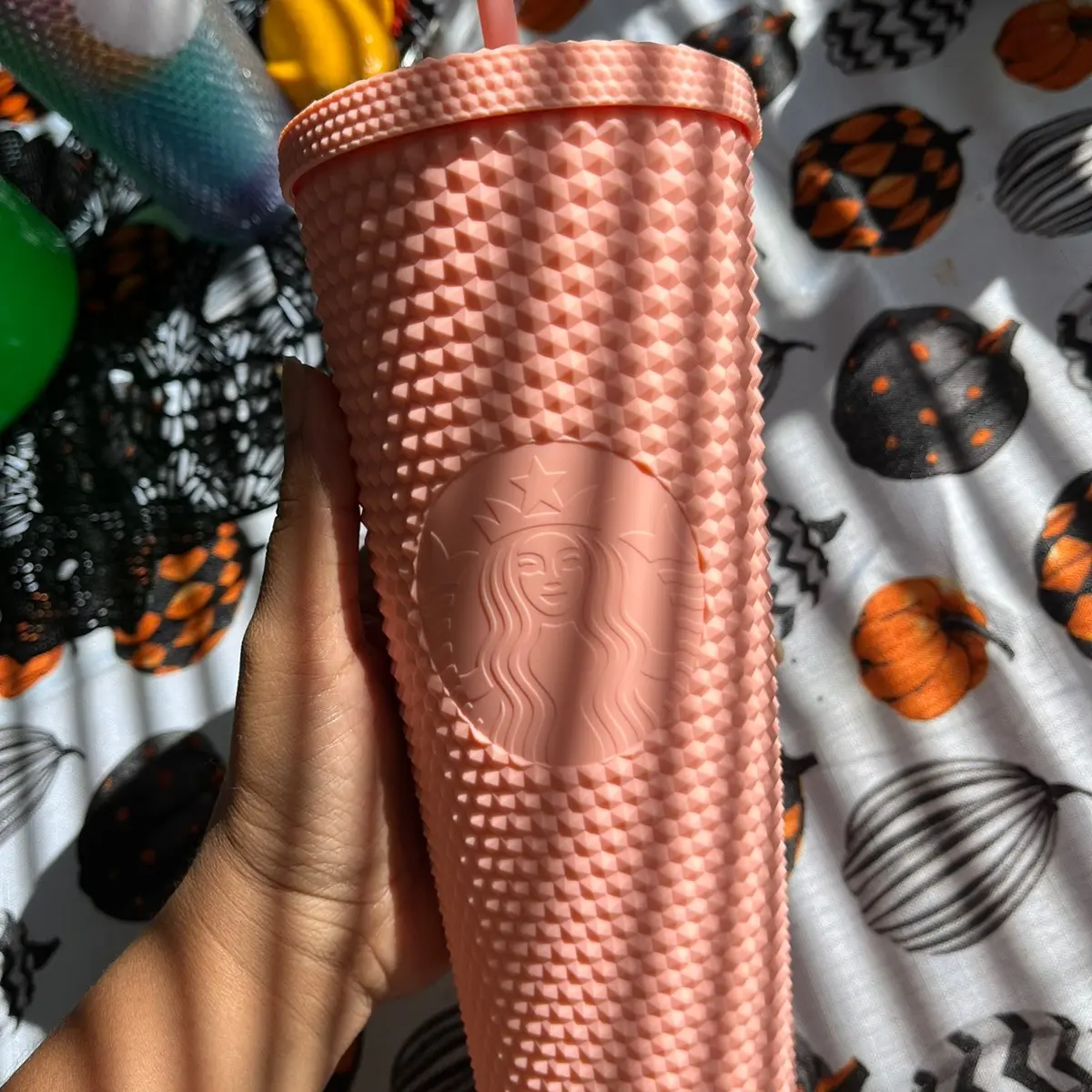 Pink Studded Starbucks Cold Cup