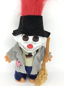 Russ Troll Hobo Clown Vintage Collectible Good Luck 5" Figure