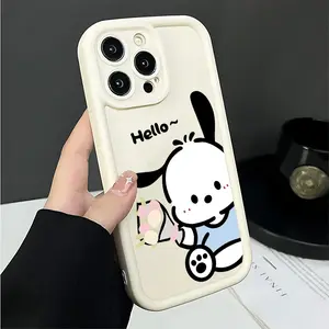 Luxury New Pochacco Cute Phone Case Suitable for iPhone 17 16e 16 15 14 13 12 11 Mini Pro Max Air X XR XSMAX 8 7 Plus Anti Fall Soft TPU Back Cover