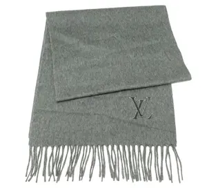 Pre-owned Louis Vuitton Grey Wool Scarf T JM0000084850
