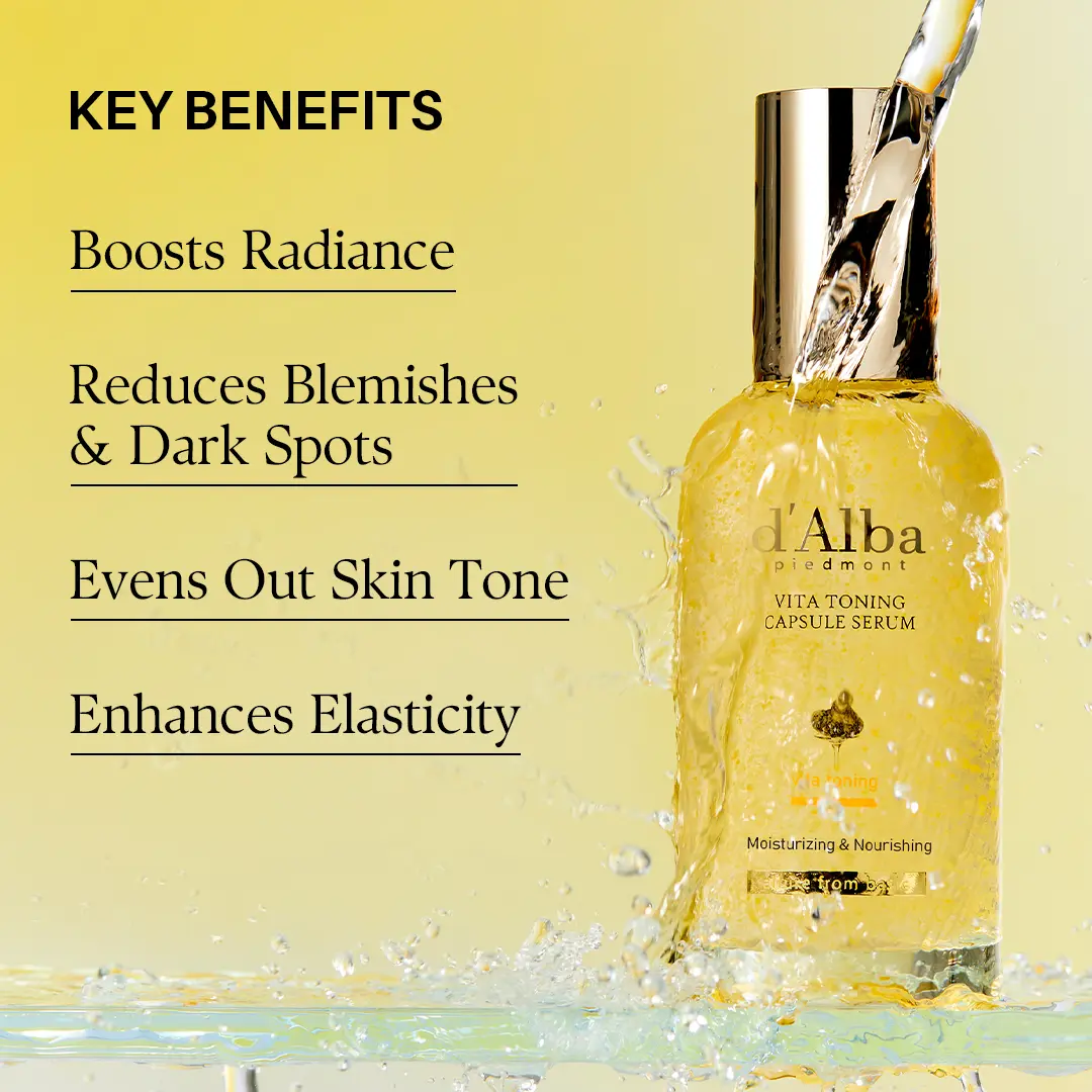 OFFICIAL d'Alba] [Set] Vita Toning Serum Toner (6.09 oz) + Vita
