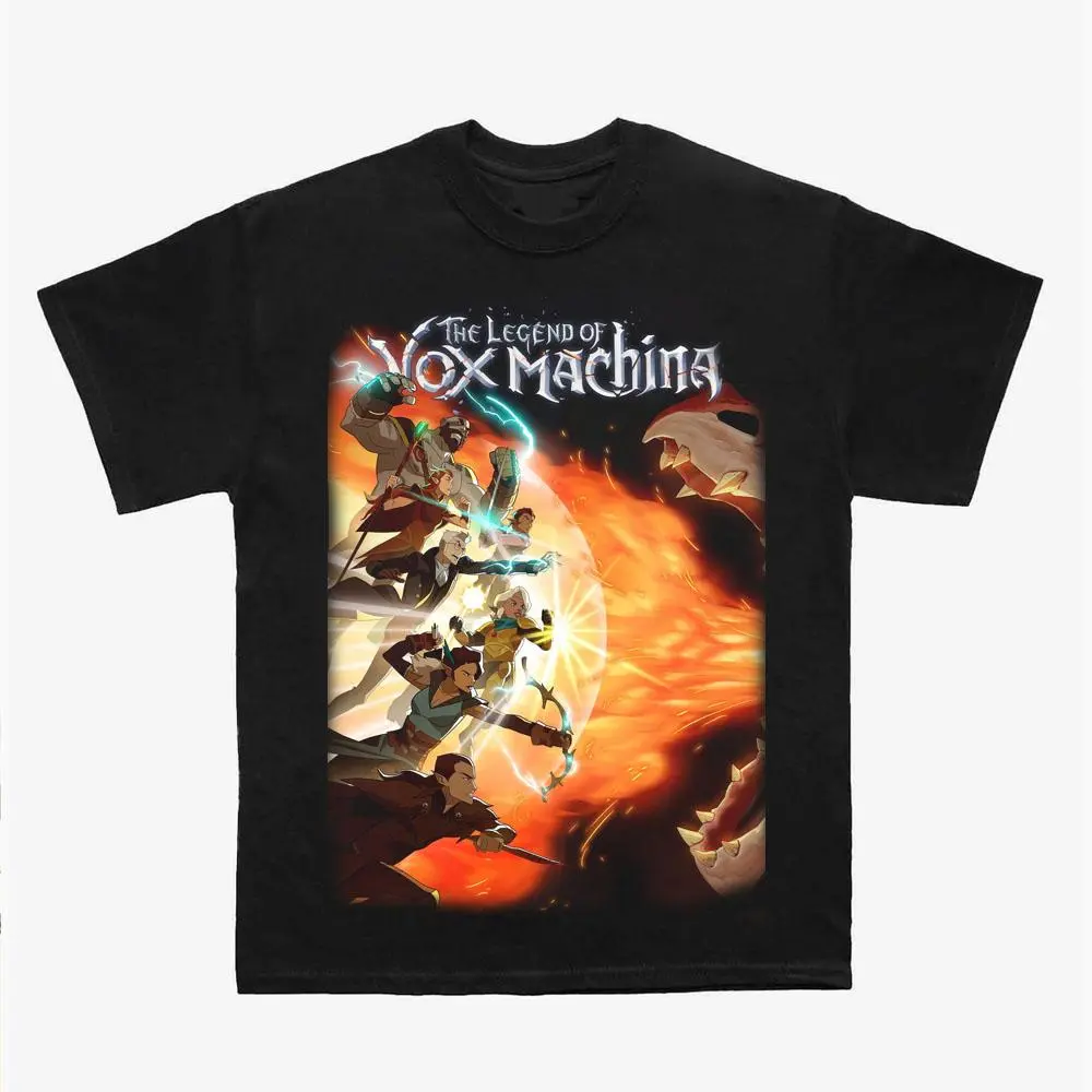 The Legend of Vox Machina Character T-Shirt, Animated Series Graphic Tee, Premium Cotton Apparel