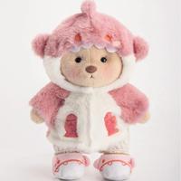 Pink Shark With Brown Bear