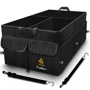 Trunk Organizer for Car (Black) | Cargo Storage Box | EcoNour Trunk Organizer for Car (Black) | Cargo Storage Box | EcoNour