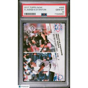 2017 Topps Now G. Stanton A. Judge #685 PSA 10