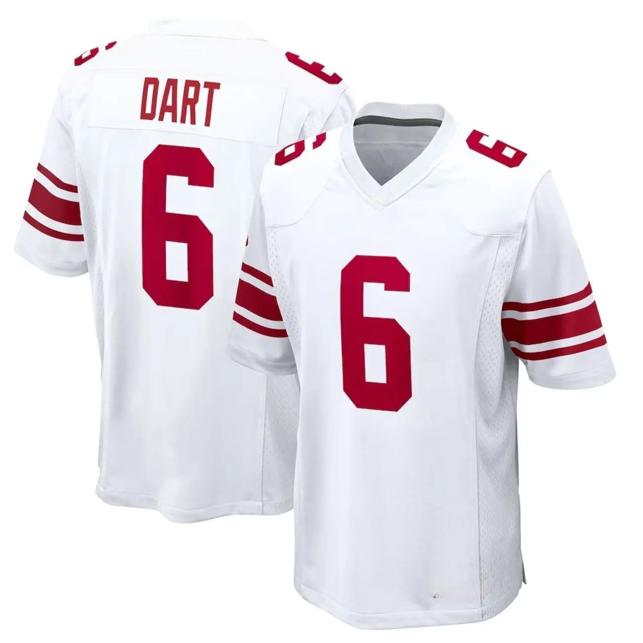 Unisex Football inspired by Skattebo 44 New York Game Jersey - White