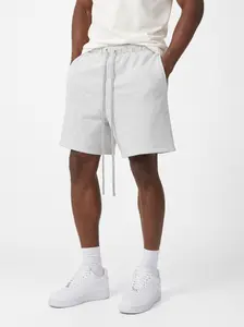 Mens Athletic Gym Shorts Elastic Waist Casual Pajama Pocket Jogger Men Workout Short Pants