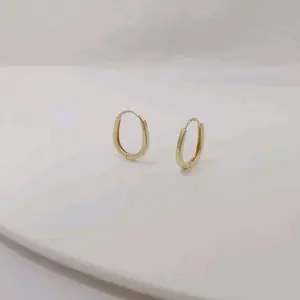 14K Solid Gold Huggie Earrings for Women - Perfect for Any Occasion