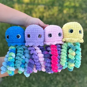 hand crochet jellyfish