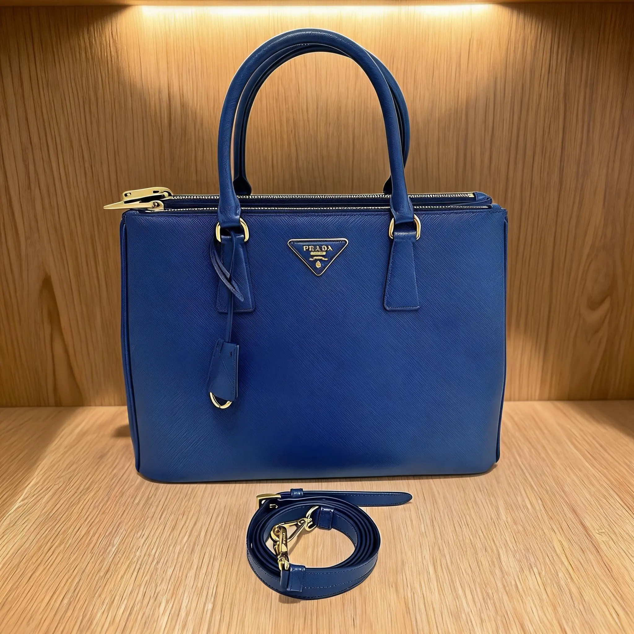 Pre-owned PRADA Leather Shoulder Bag C0734357618