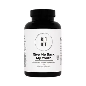 Give Me Back My Youth by ROOT  - Colostrum & Collagen Supplement for Anti-Aging, Gut Health, Immunity & Skin Radiance - 120g Powder Wellness