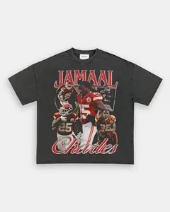 KC Chiefs Jamaal Charles Tee Shirt To Match Sneaker Hiphop Vintage 90s Graphic Football T-Shirt, Unisex Bootleg Sport T-Shirt, Cotton Shirt Clothing Gift for Him Y2K Aesthetic Hoodie Sweatshirt