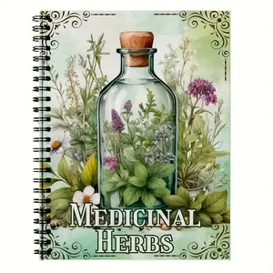 A5 Herbal Grimoire for Herbs and Their Properties, Explore Plant Relationships, Uses in Magic and Medicine