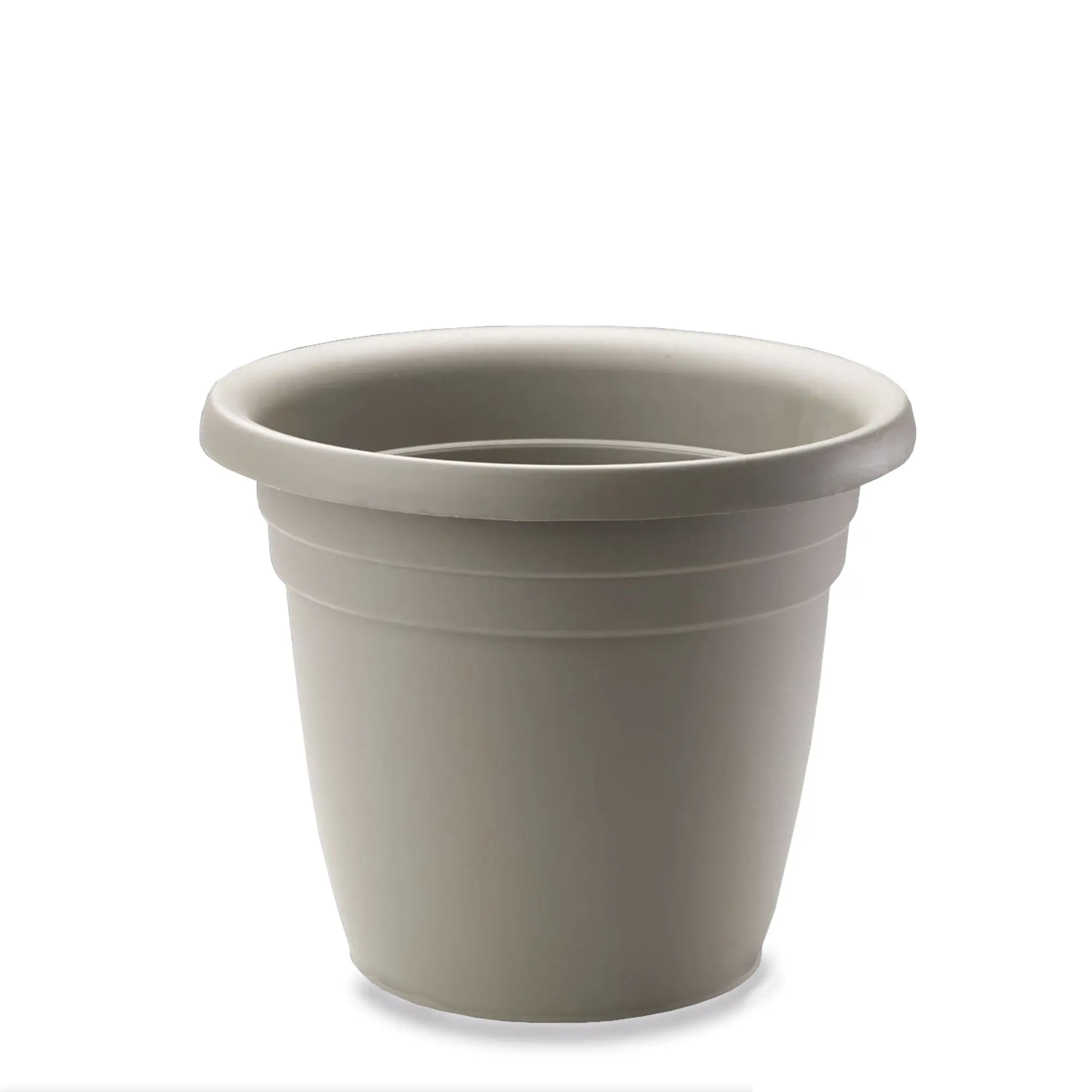 Crescent Garden In/Outdoor Emma Round Plastic Flower Pot Planter