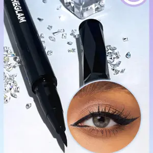 SHEGLAM On Fleek Long Lasting Liquid Eyeliner - Black, Sweat-proof Matte Eyeliner Pencil