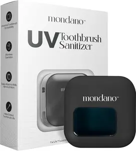 Mondano UV-C Toothbrush Sanitizer and Holder, Toothbrush Case - Manual/Electric Toothbrush Cover for Any Toothbrush Head - Rechargeable Toothbrush Travel Case, Tooth Brush Cover Cap for Home