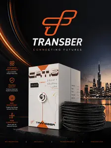 Transber 250ft CAT6 Ethernet Cable 10Gbps 550MHz High-Speed Data Transfer UTP Network Cable for Reliable Connectivity