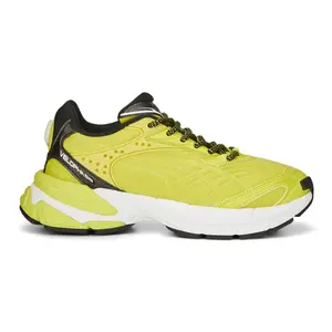 PUMA Womens Velophasis B.T.W. Lace Up Sneakers Shoes Casual - Yellow