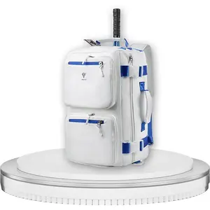 Tennis, Pickleball & Badminton Backpack – For men & women, fits multiple rackets with separate shoe compartment.Wear as backpack or shoulder bag.