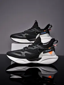 Unisex Hollow Carbon Board Sporty Running Shoes, Lightweight Breathable, Trendy Versatile, Casual Commute Walking Running Shoes, Workout Sports Sneakers, fitness running shoes, Sizes 36-46