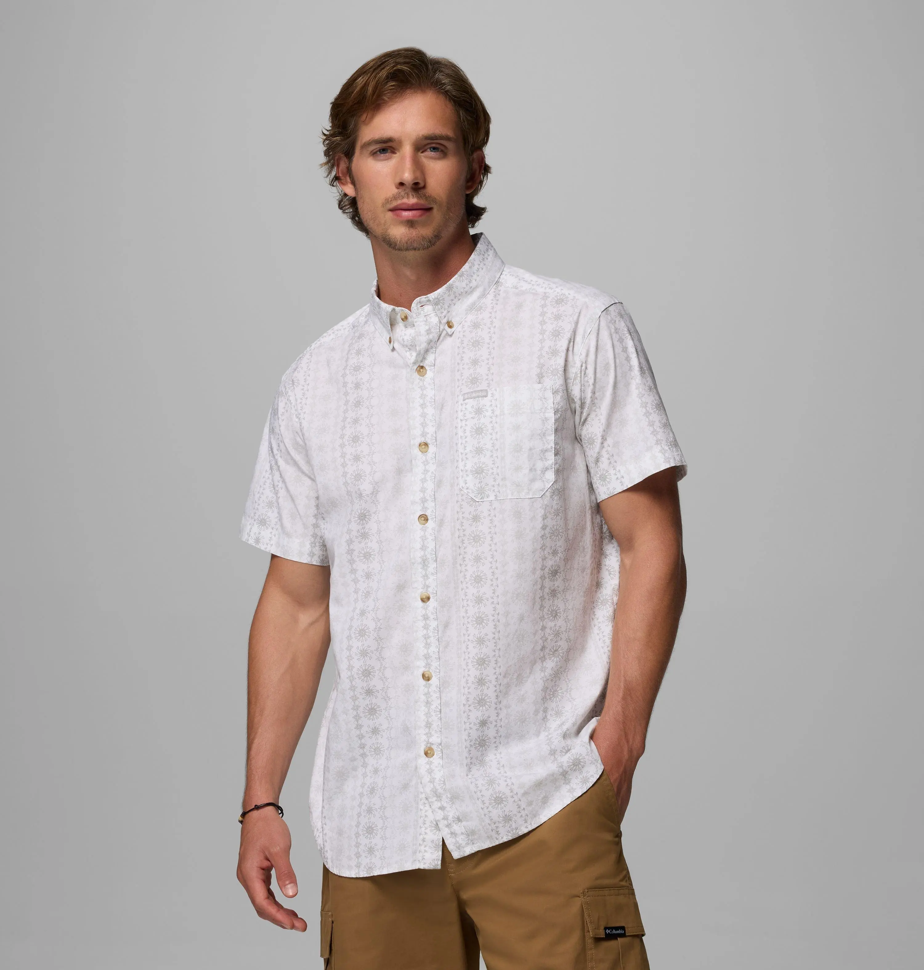 Men's Rapid Rivers Printed Short Sleeve Shirt – Tall