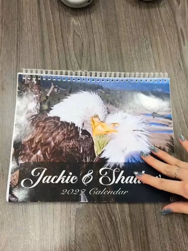 Jackie & Shadow Calendars ,  Love Story Jackie & Shadow Wall Calendars 2026-2027, Calendar for Home Decor, Nature lover
