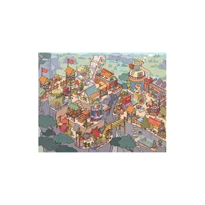 Black Bag 5.0 "Shelter on the Cliff" Secret Land 3D Miniature Scene Stickers, Handmade Art Collage Decoration Supplies
