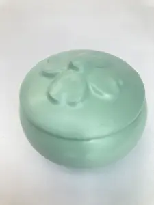 Hi Ho Curio Small Decorative Dish with Lid for Earrings, Jewelry, Pins, Etc. - Perfect for Organizing Your Accessories Flower Organiser Boxes