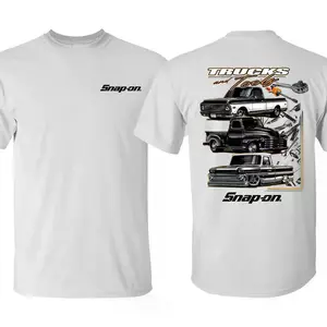 Trucks and tools T-Shirt, Snap-on T-Shirt, Hardworking Job Shirt for Men, Top Menswear. Casual Biker