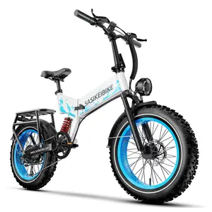 EVOKUN E7 750W Electric Fat Tire Bike – 27MPH, 20AH Long‑Range, Front Suspension