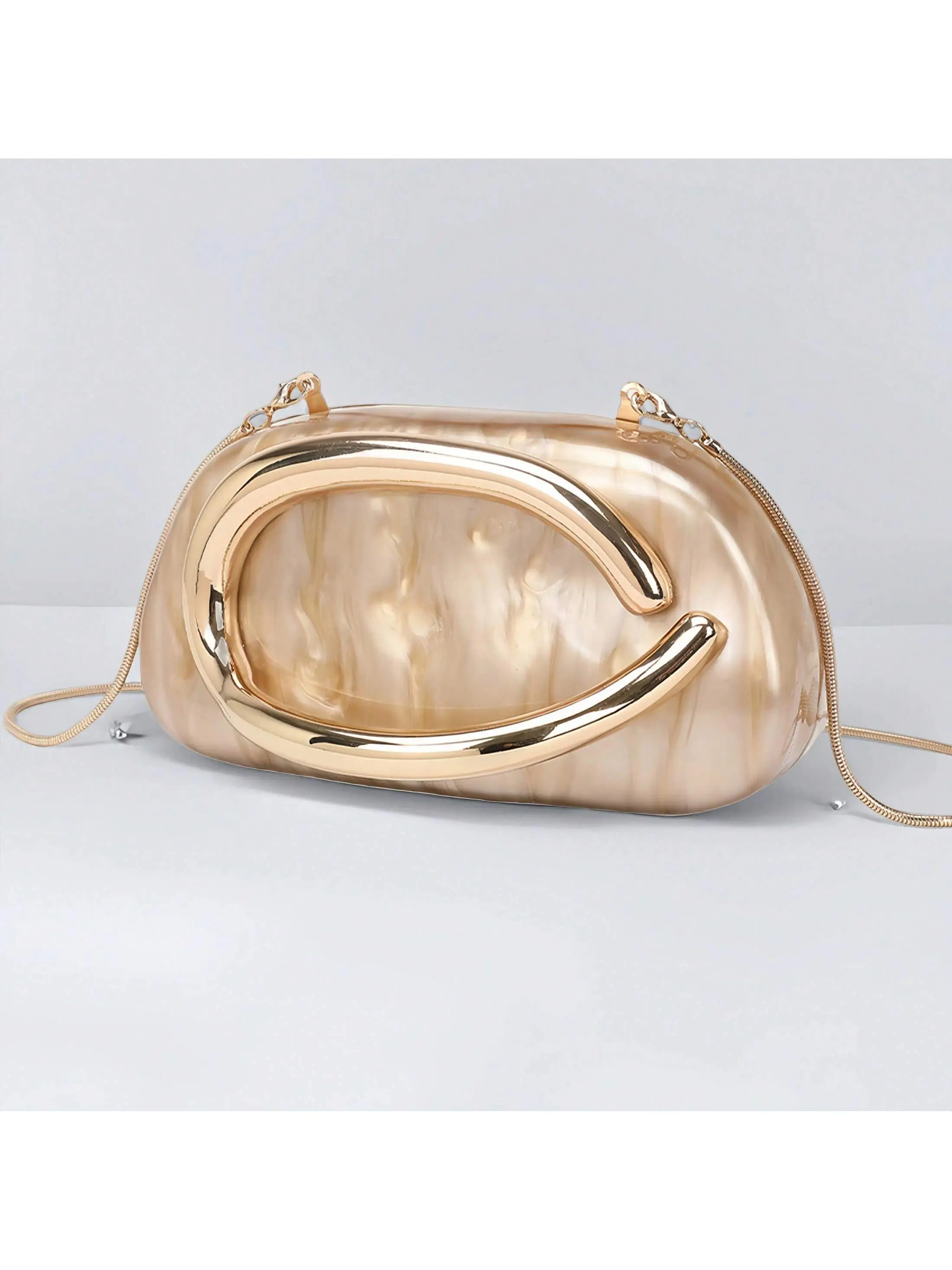 Way Acrylic Clutch Purse For Women Marbling Evening Wedding Handbags Acrylic Shell Box Purses For Party Prom Cocktail